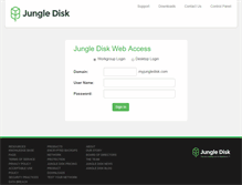 Tablet Screenshot of beta.myjungledisk.com