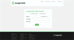 Desktop Screenshot of myusername.myjungledisk.com