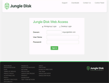 Tablet Screenshot of lunabridge.myjungledisk.com
