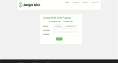 Desktop Screenshot of customname.myjungledisk.com